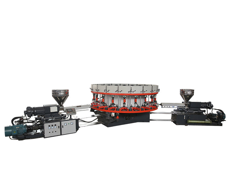 全自動(dòng)圓盤式雙色鞋類連幫注塑成型機(jī)