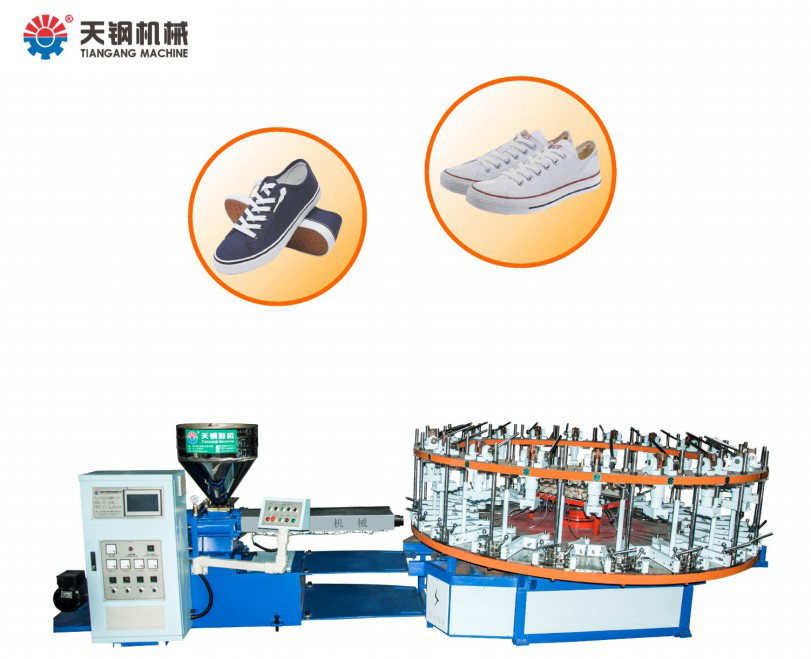 半自動(dòng)單色鞋用塑料注射成型機(jī)